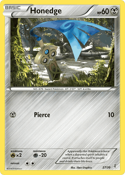Honedge 27, XY Trainer Kit Bisharp