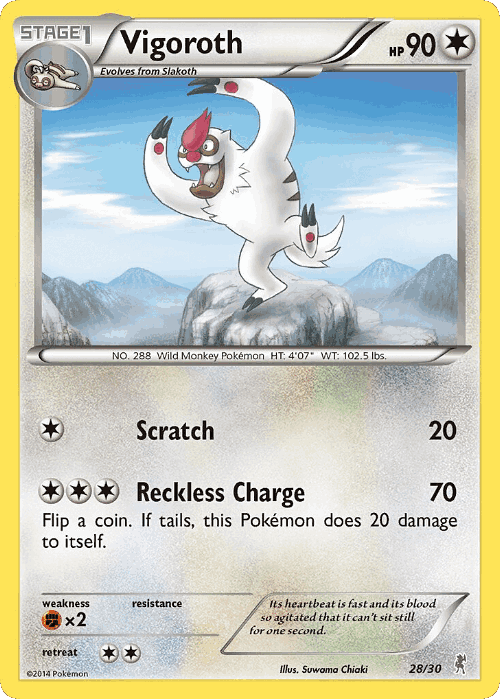 Vigoroth 28, XY Trainer Kit Bisharp