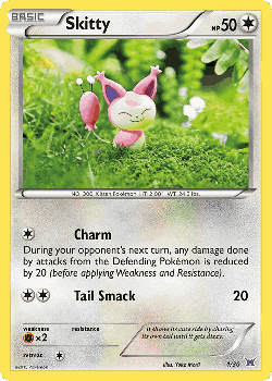 Skitty Pokémon TCG card art