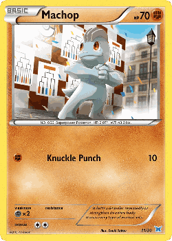 Machop Pokémon TCG card art