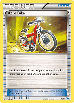 Acro Bike Pokémon TCG card art