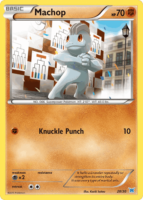 Machop 28, XY Trainer Kit Latios