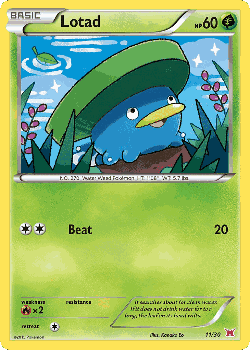 Lotad Pokémon TCG card art
