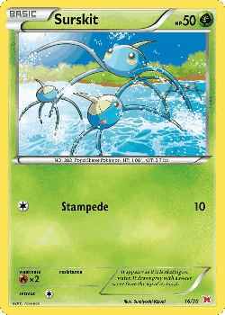 Surskit Pokémon TCG card art