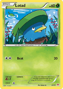 Lotad Pokémon TCG card art