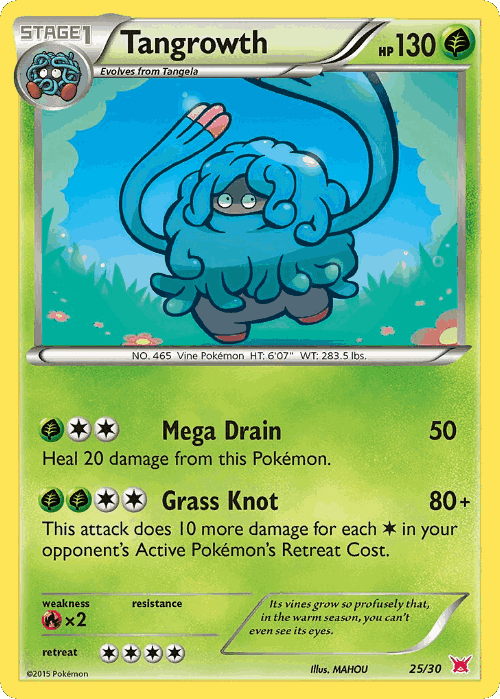 Tangrowth XY Trainer Kit Latias card
