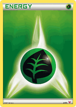 Grass Energy Pokémon TCG card art