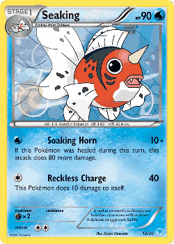 Seaking Pokémon TCG card art