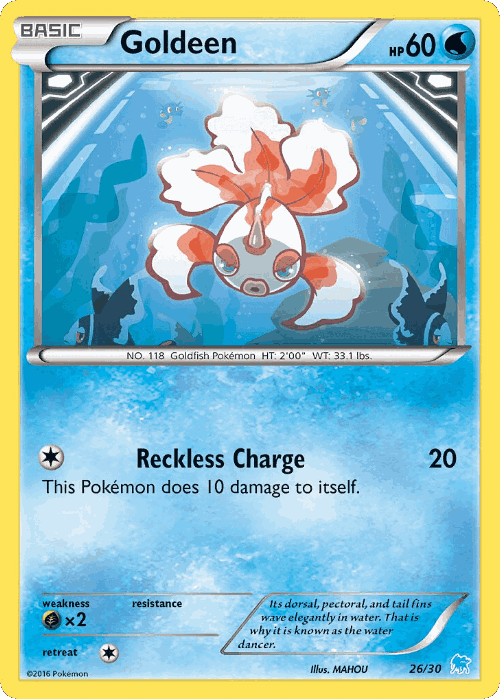 Goldeen 26, XY Trainer Kit Suicune