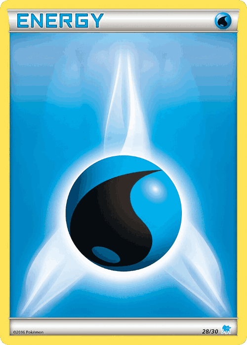 Water Energy 28, XY Trainer Kit Suicune