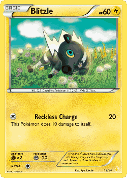 Blitzle Pokémon TCG card art