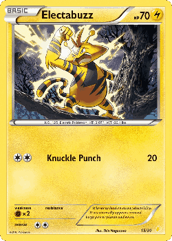 Electabuzz Pokémon TCG card art