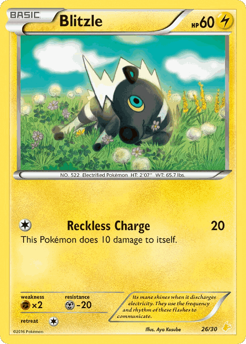 Blitzle 26, XY Trainer Kit Pikachu Libre