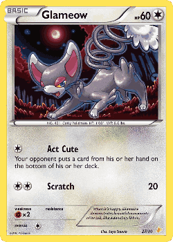 Glameow 27, XY Trainer Kit Pikachu Libre