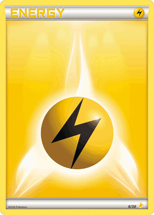 Lightning Energy Pokémon TCG card art