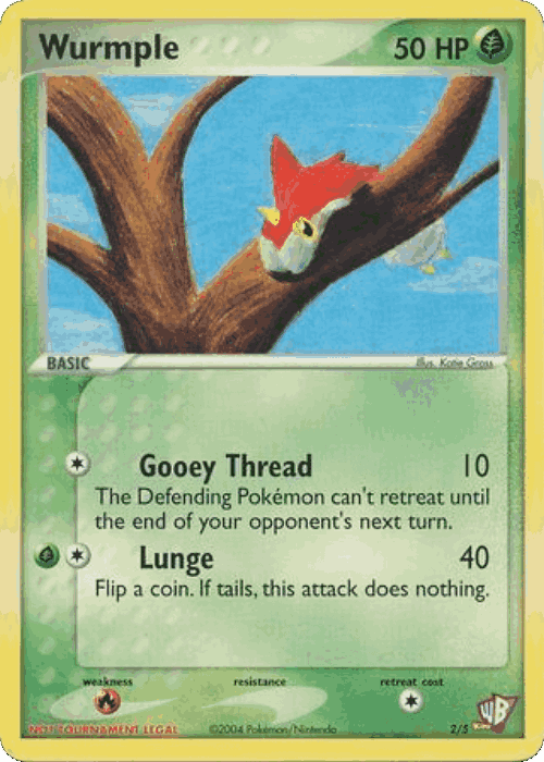 Wurmple Pokémon TCG card art