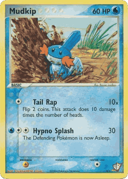 Mudkip Pokémon TCG card art