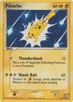 Pikachu Pokémon TCG card art