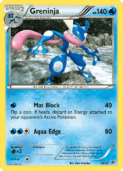 Greninja Pokémon TCG card art