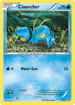 Clauncher Pokémon TCG card art