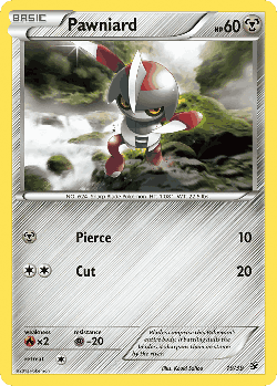 Pawniard Pokémon TCG card art