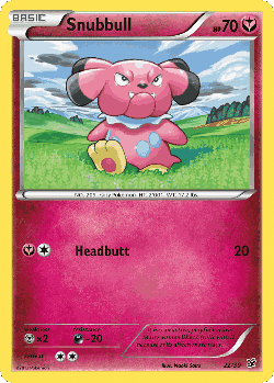 Snubbull Pokémon TCG card art