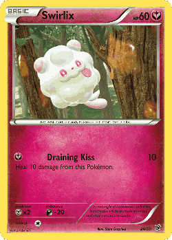 Swirlix Pokémon TCG card art
