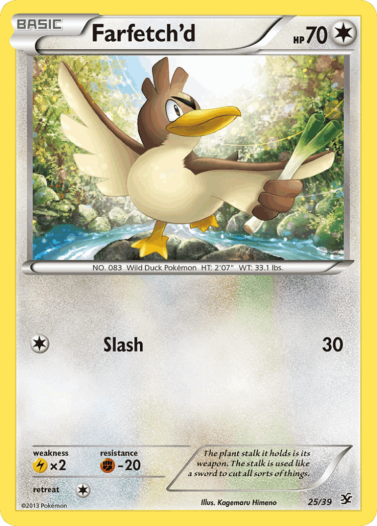 Farfetch'd #25 from Kalos Starter Set - Illustrated by Kagemaru Himeno