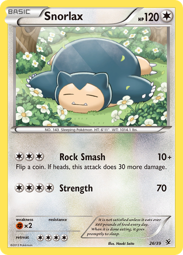Snorlax 26, Kalos Starter Set