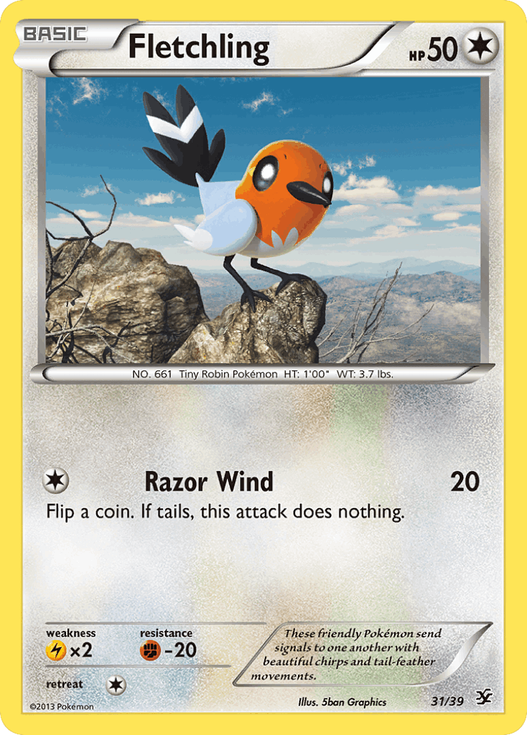 Fletchling #31 from Kalos Starter Set - Illustrated by 5ban Graphics