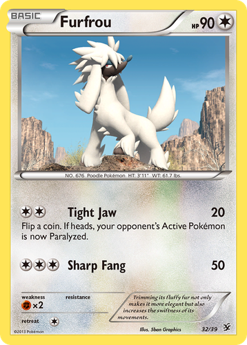 Furfrou 32, Kalos Starter Set