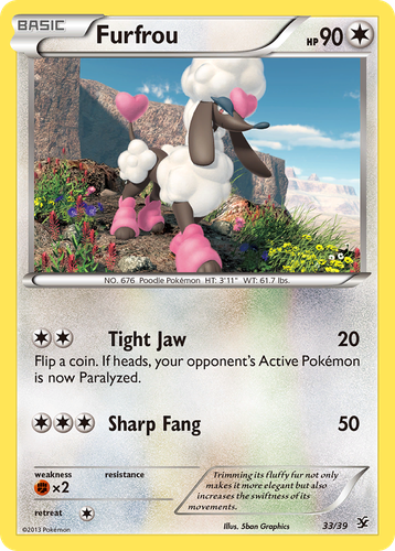 Furfrou 33, Kalos Starter Set