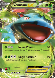Venusaur-EX Pokémon TCG card art