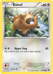 Bidoof 106, XY