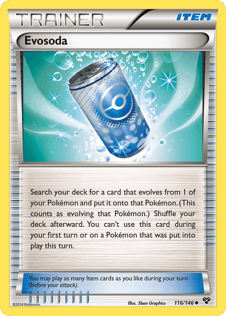 Evosoda #116 from XY - Uncommon - Illustrated by 5ban Graphics