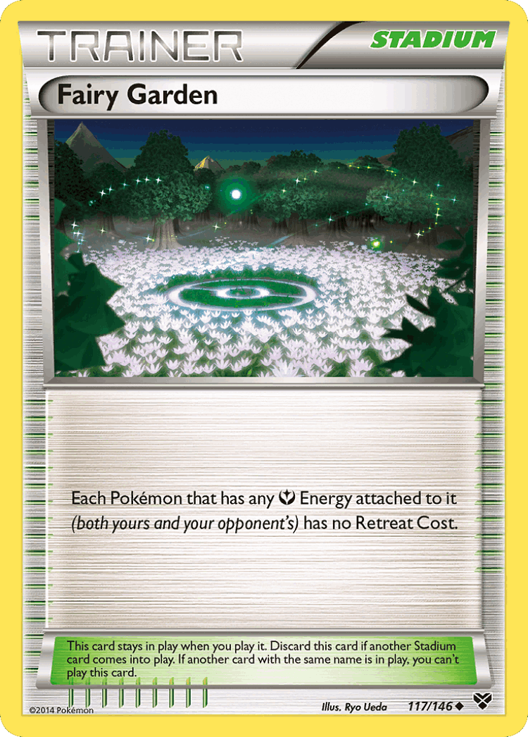 Fairy Garden #117 from XY - Uncommon - Illustrated by Ryo Ueda