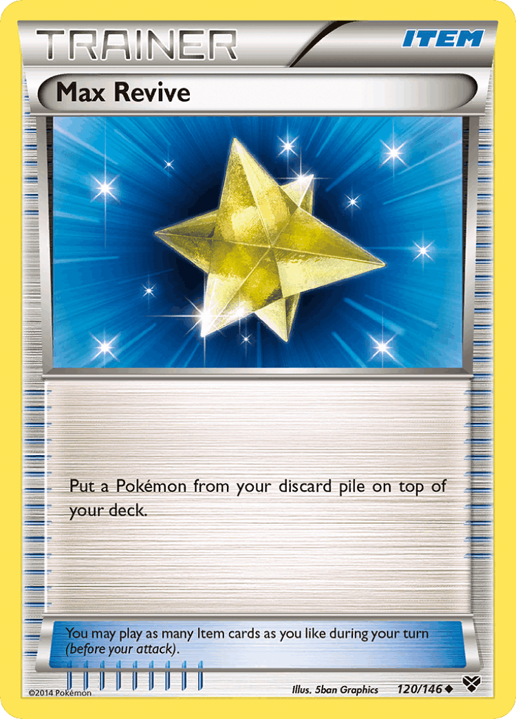 Max Revive #120 from XY - Uncommon - Illustrated by 5ban Graphics