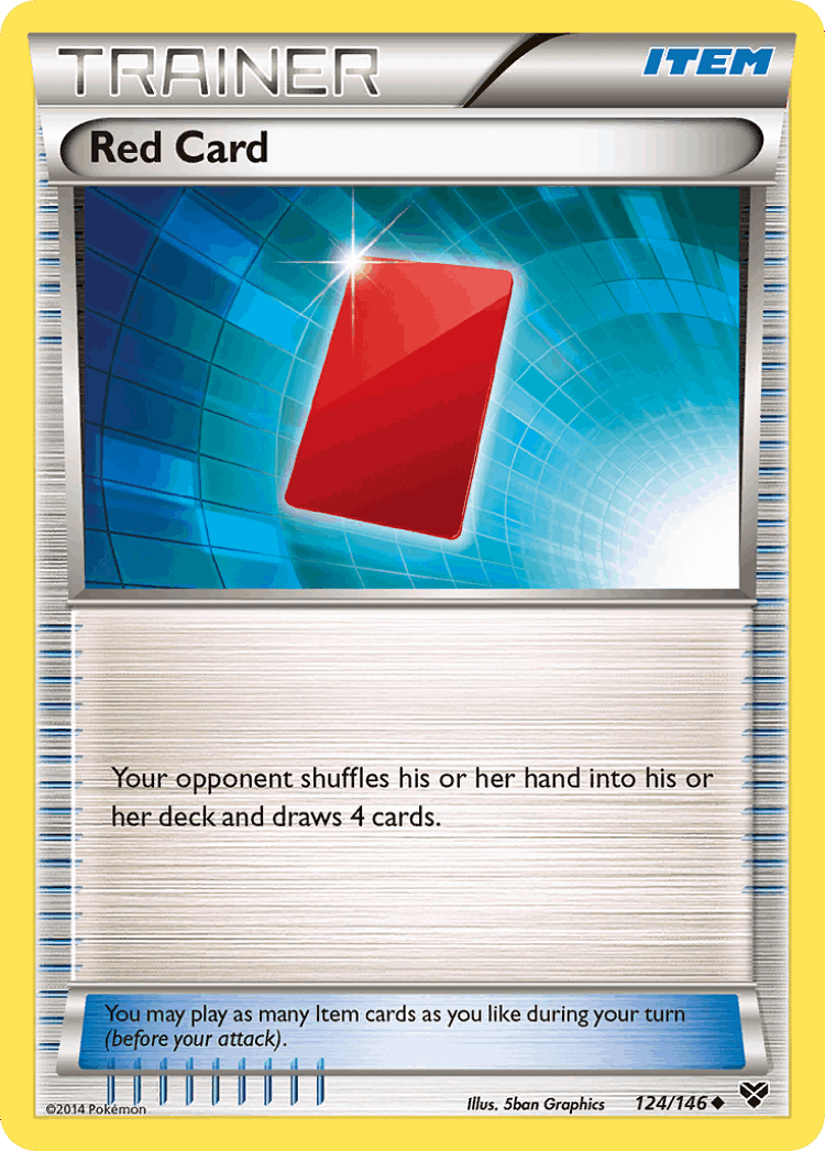 Red Card #124 from XY - Uncommon - Illustrated by 5ban Graphics
