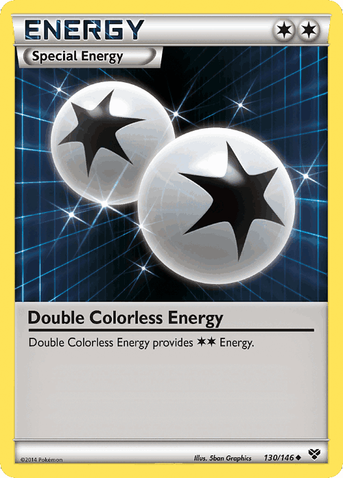 Double Colorless Energy 130, XY
