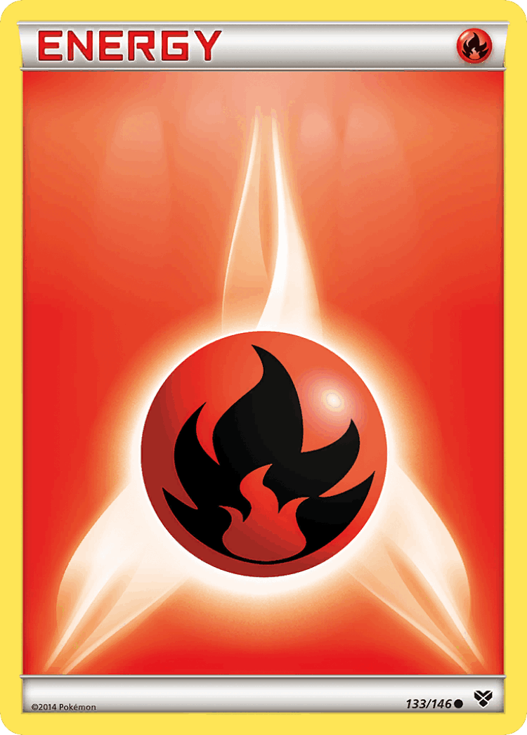 Fire Energy #133 from XY - Common