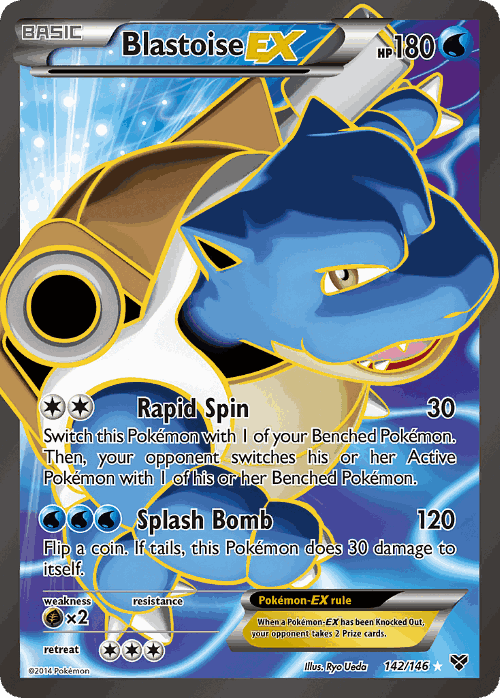 Blastoise-EX 142, XY