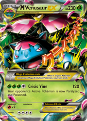 M Venusaur-EX Pokémon TCG card art