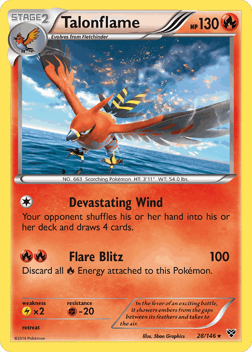 Talonflame 28, XY