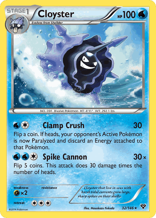 Cloyster 32, XY