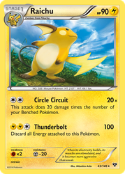 Raichu 43, XY