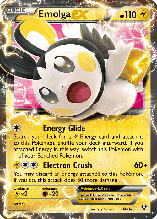 Emolga-EX 46, XY