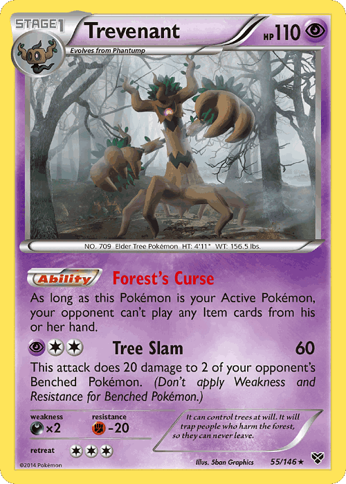 Trevenant 55, XY