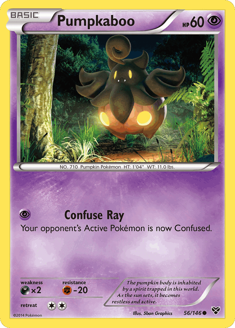 Pumpkaboo #56 from XY - Common - Illustrated by 5ban Graphics
