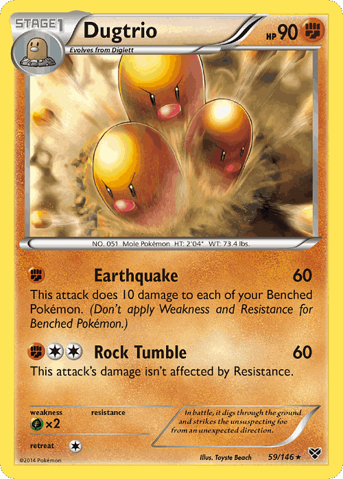 Dugtrio 59, XY