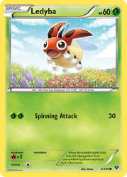 Ledyba Pokémon TCG card art